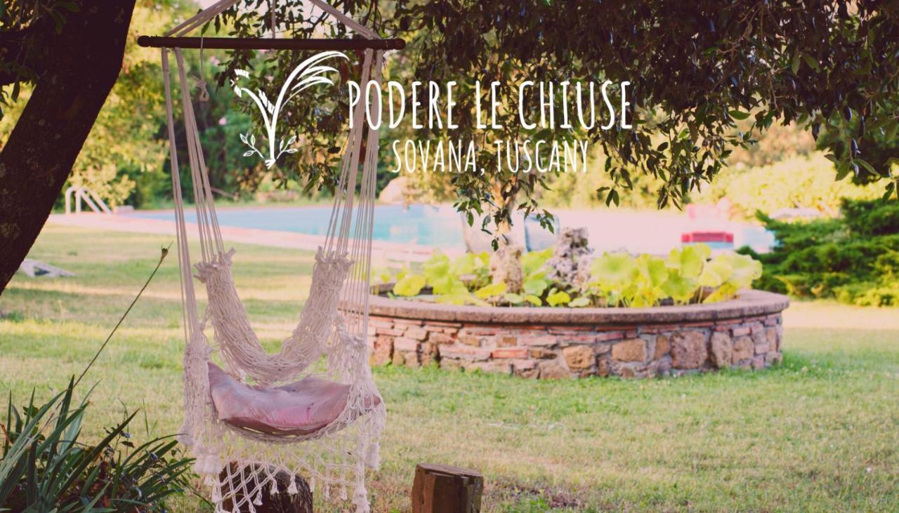 Podere Le Chiuse Sovana Kültér fotó